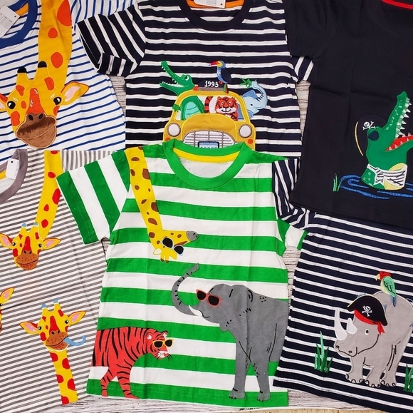 Toddler Boy Zoo Trip Bundle NWT Boutique T-Shirts - Picture 16 of 16